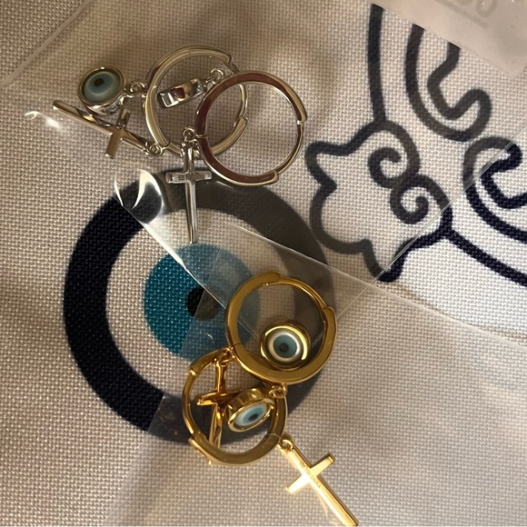 Evil Eye Large Canvas Tote Bag HOST PICK - Picture 3 of 4